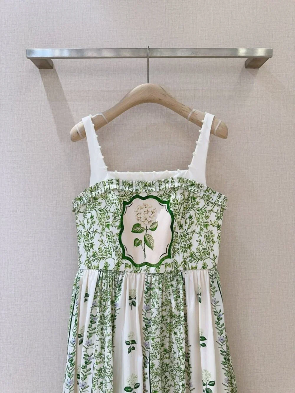 Agua by Agua Bendita Green Floral Print Slip Dress - Picture 4 of 7